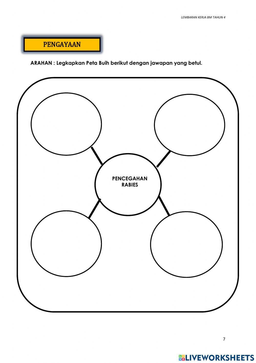 Lembaran kerja bahasa melayu tahun 4