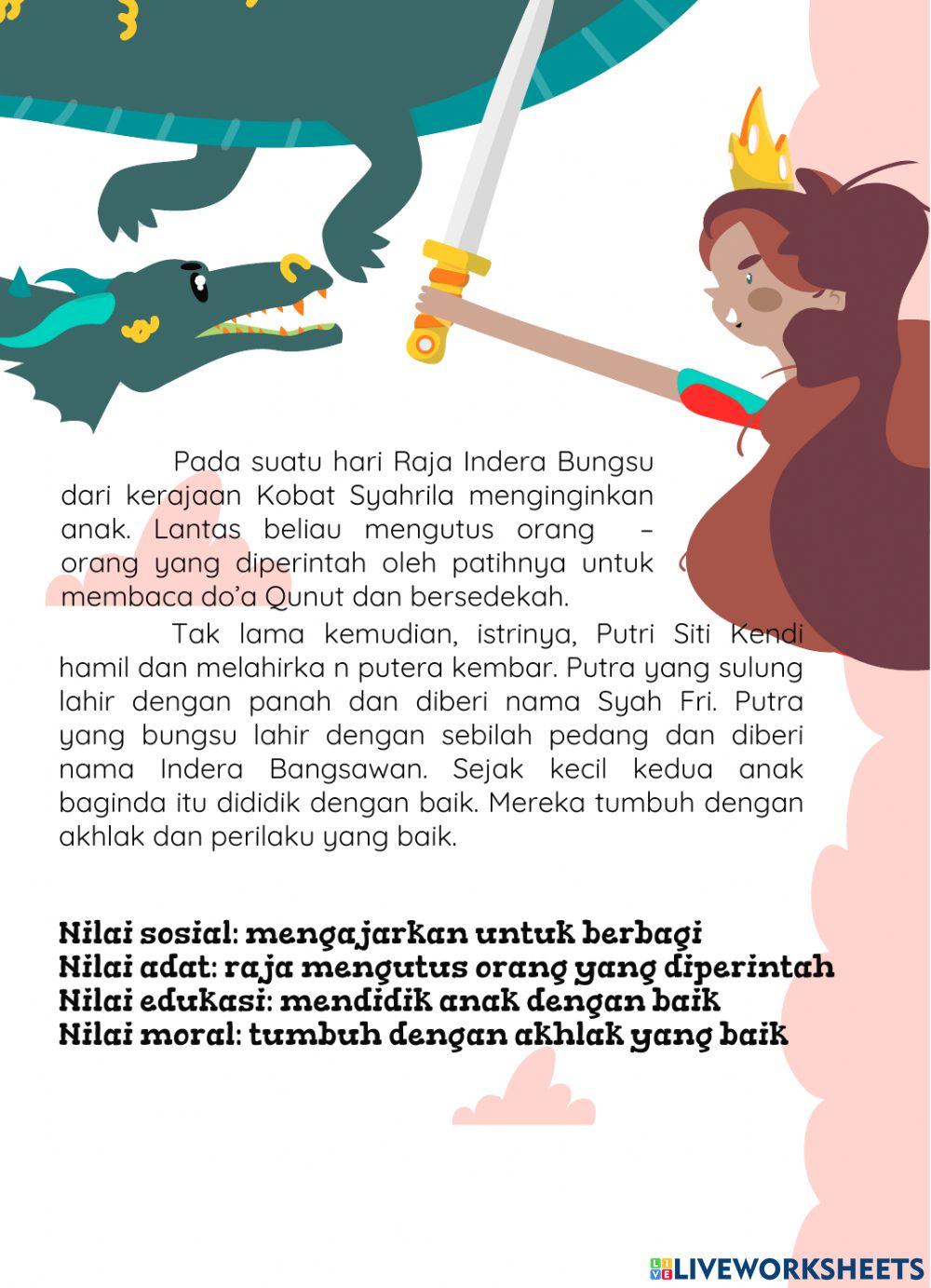 Nilai-Nilai dalam Teks Hikayat