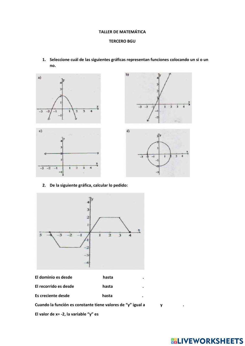 Funciones compuestas