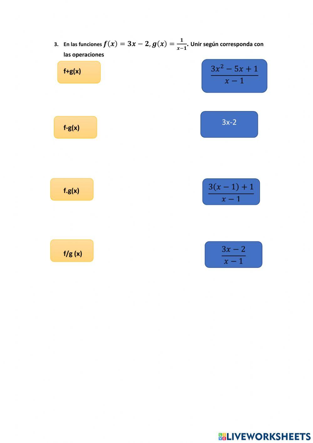 Funciones compuestas