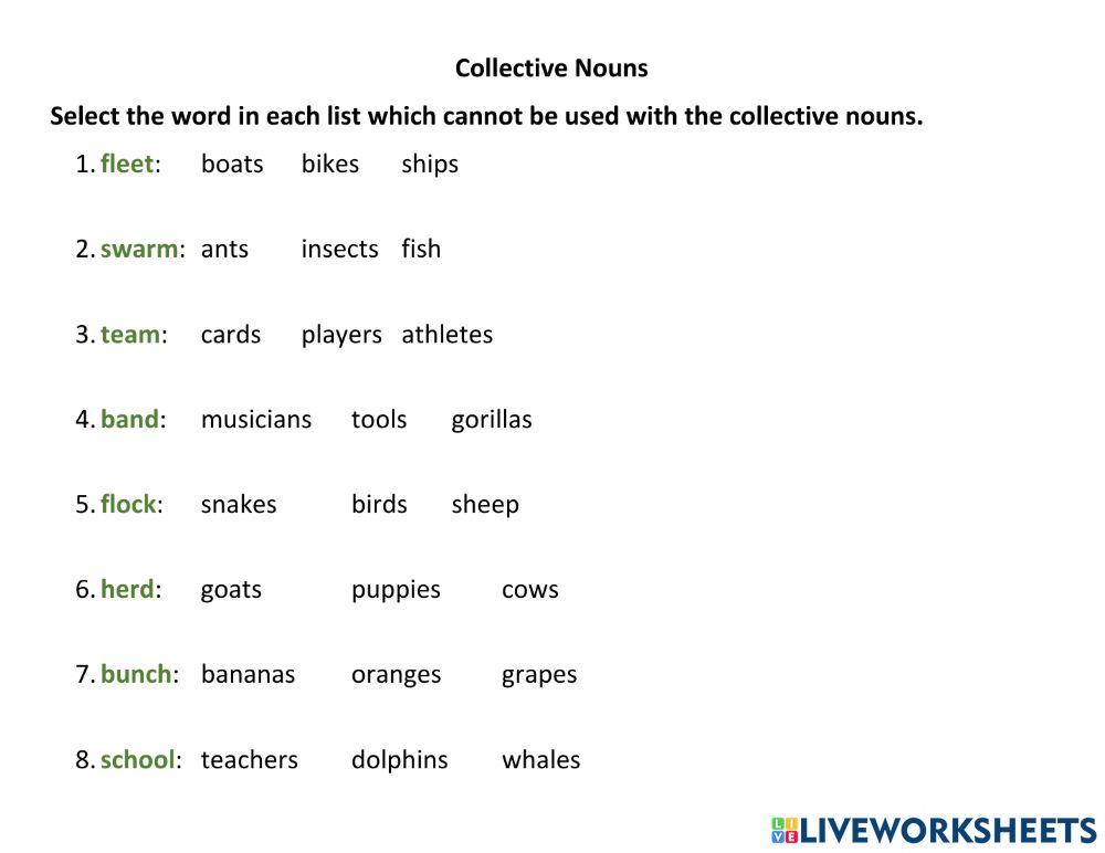 Collective Nouns