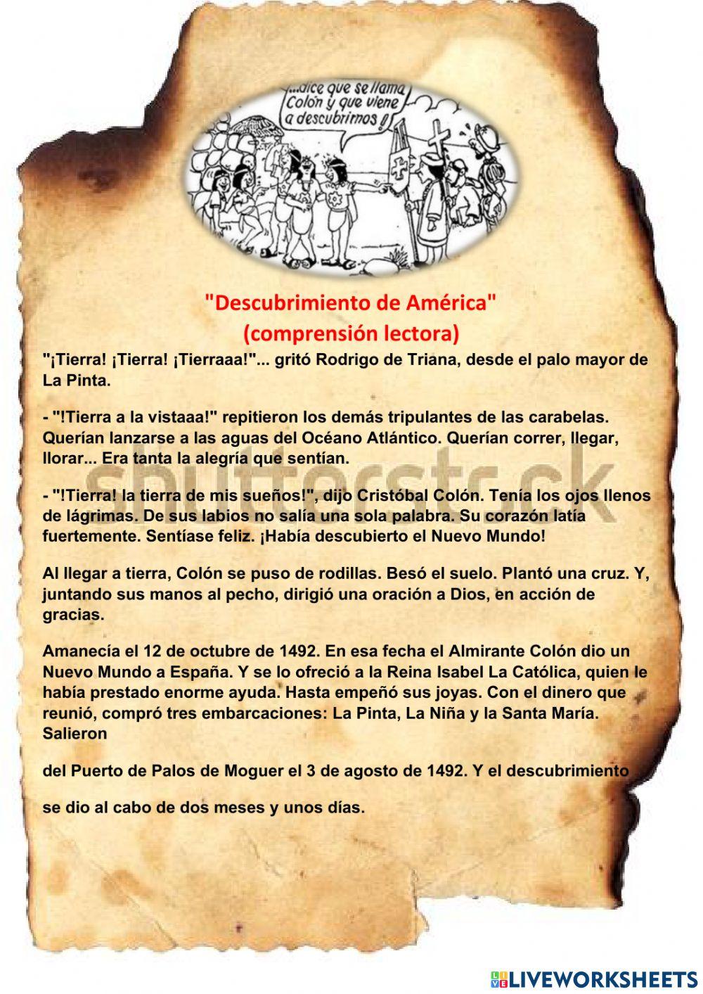 Lectura de comprensión