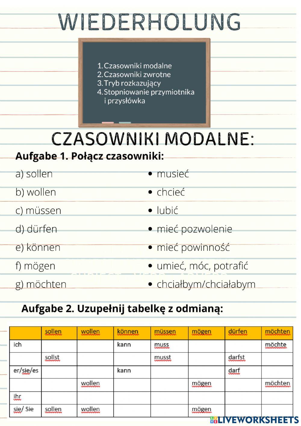 Powtórzenie rozdział 5 klasa 7