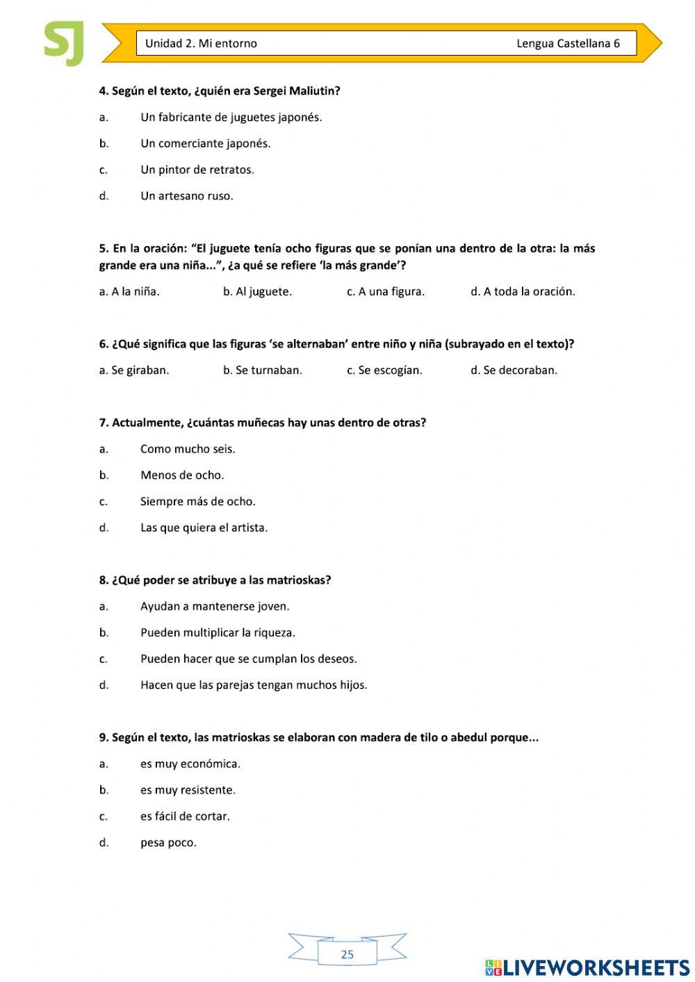 Tema 2 ce matrioskas