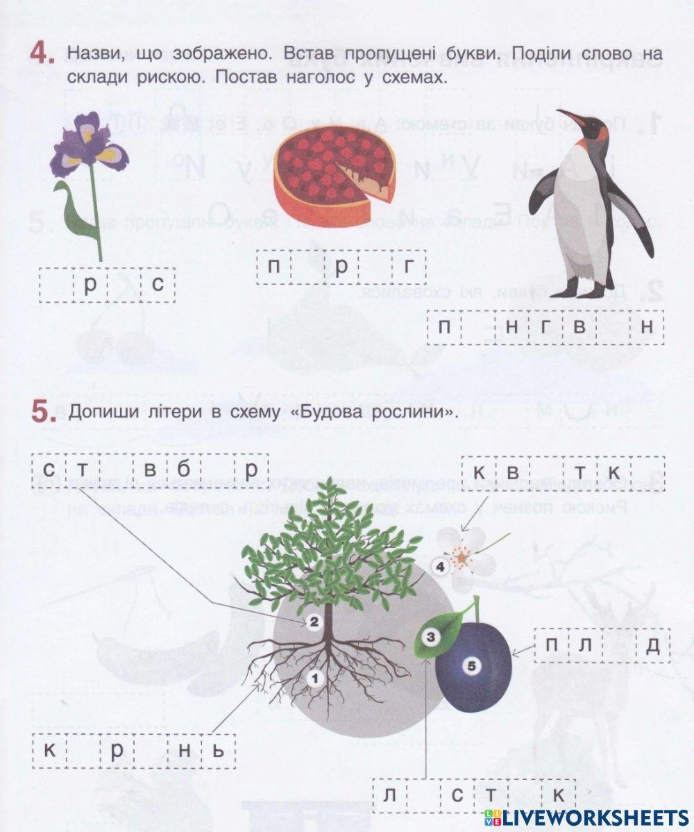 Буква і activity | Live Worksheets