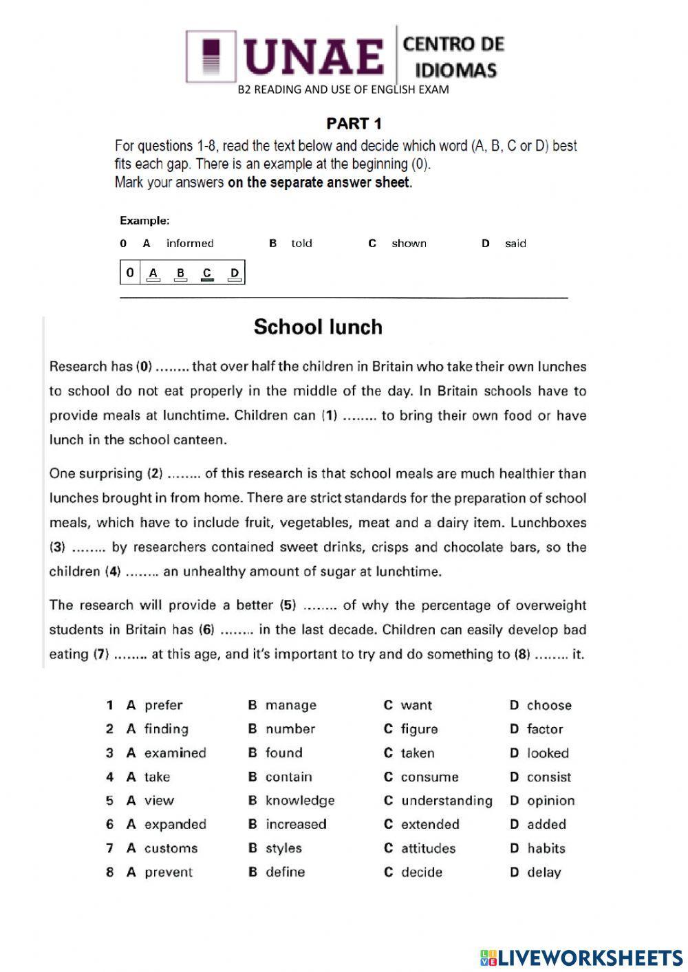 B2 READING EXAM HOVER-TANIA R....