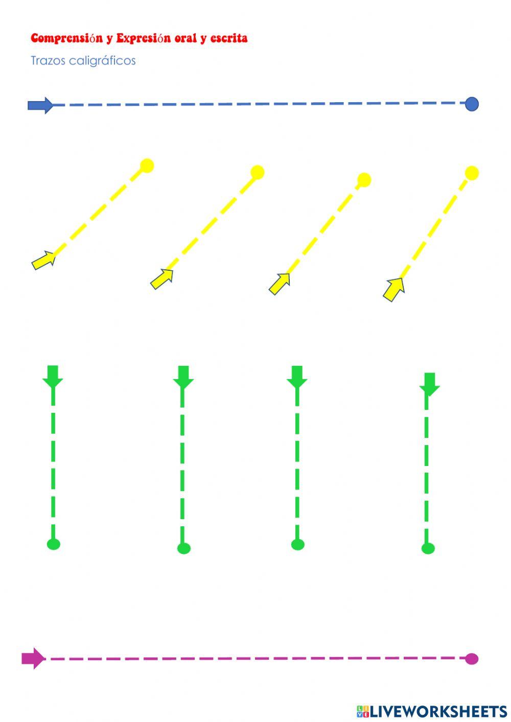 Trazos caligráficos