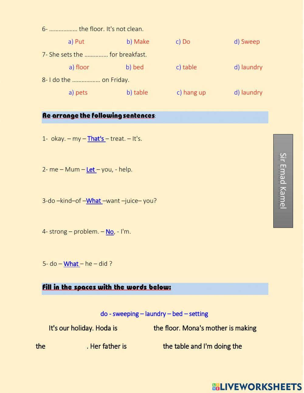Prim 5 Unit 3 Time for English