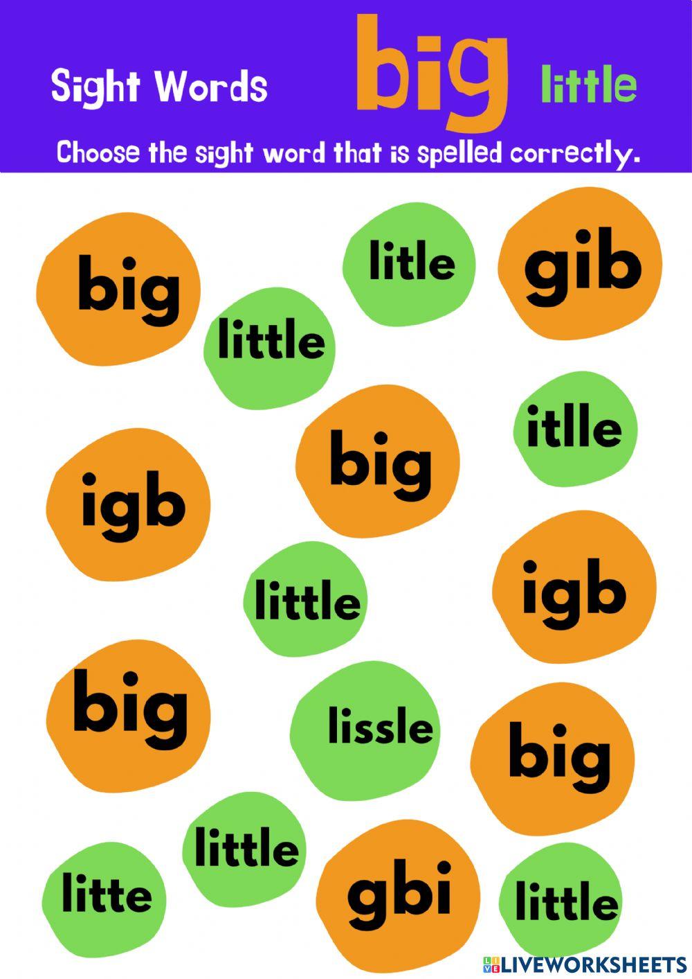 Sight words