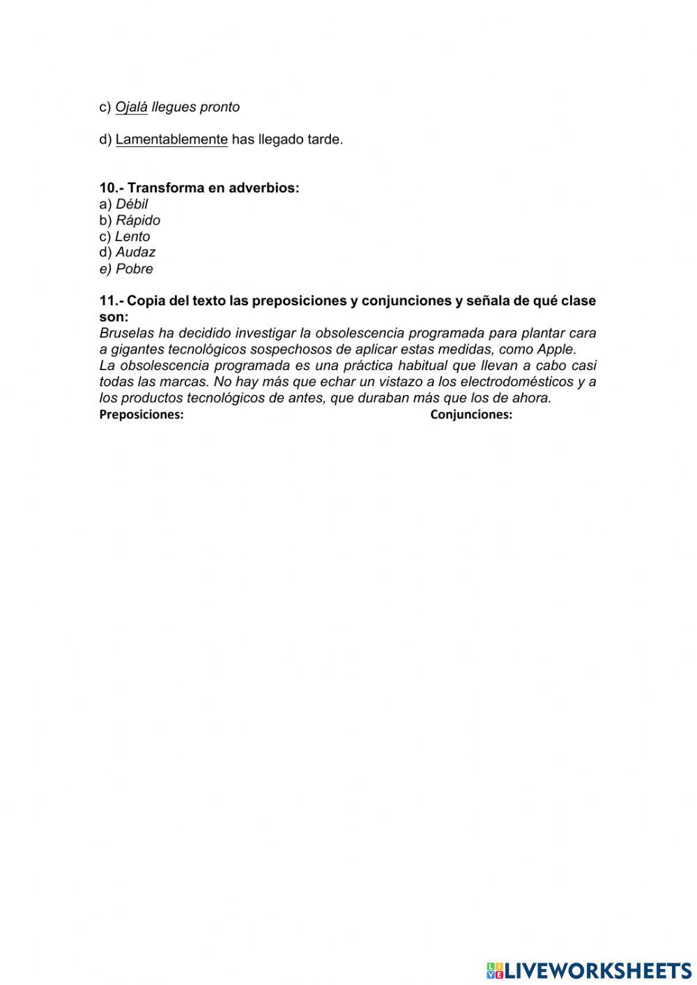 Tipologías gramaticales