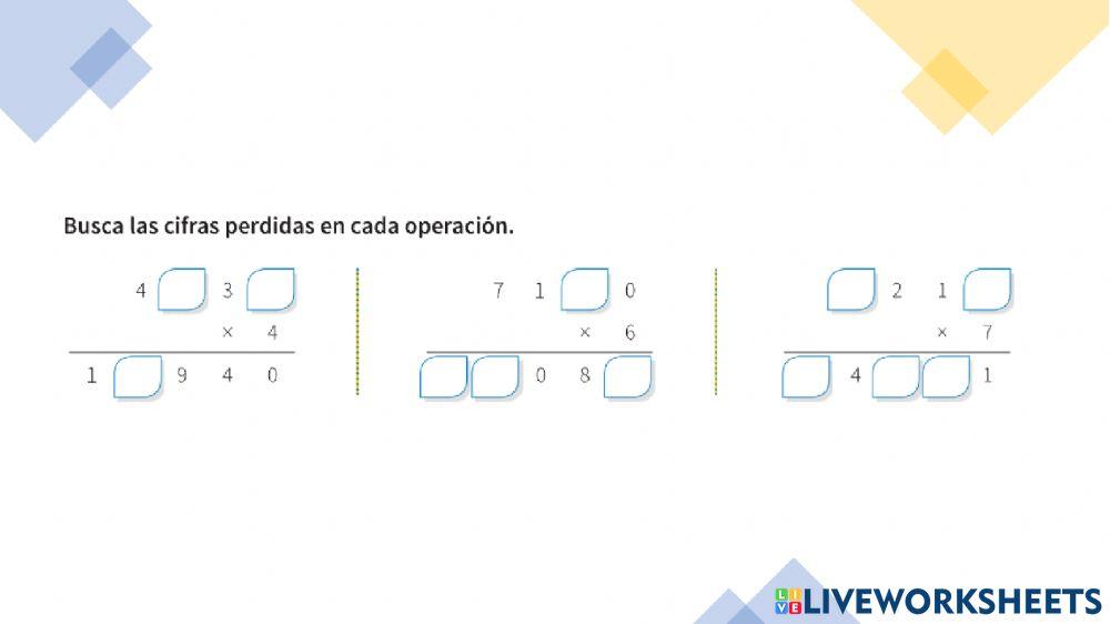 La multiplicación y sus propiedades