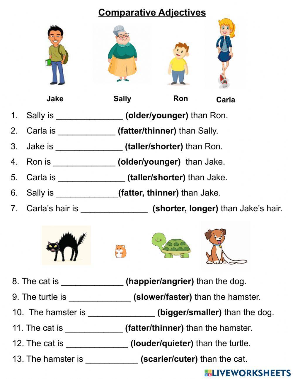 Comparative Adjectives 2