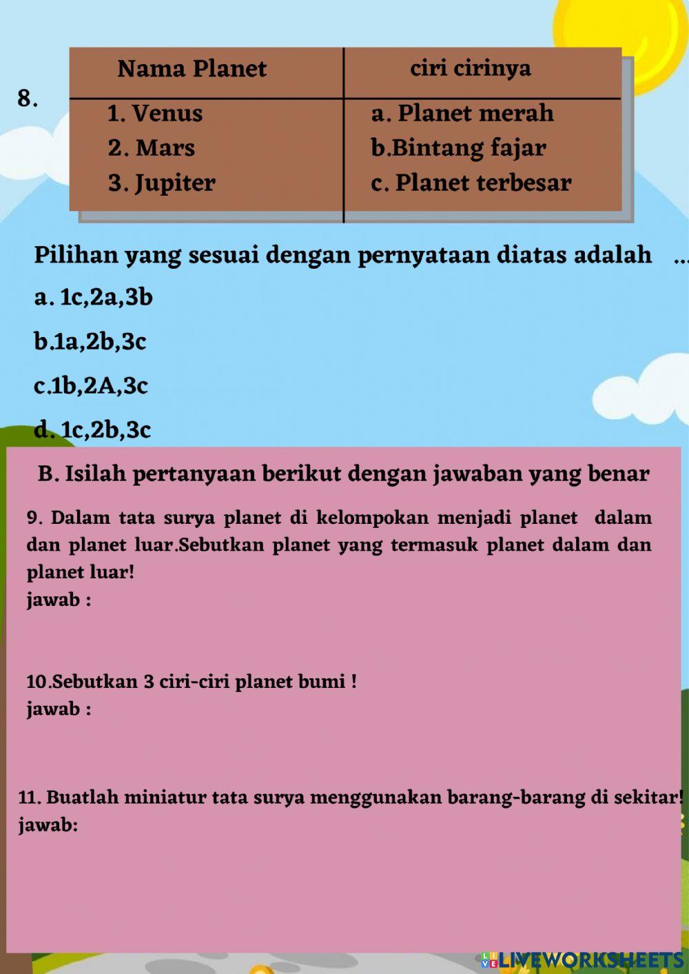 LKPD ipa kelas 6 tema 9