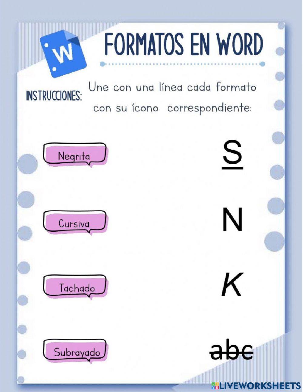 Herramientas de fuente en word