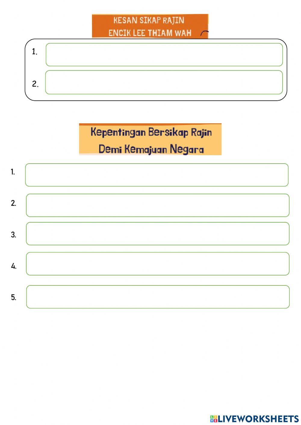 Bersikap rajin negara maju