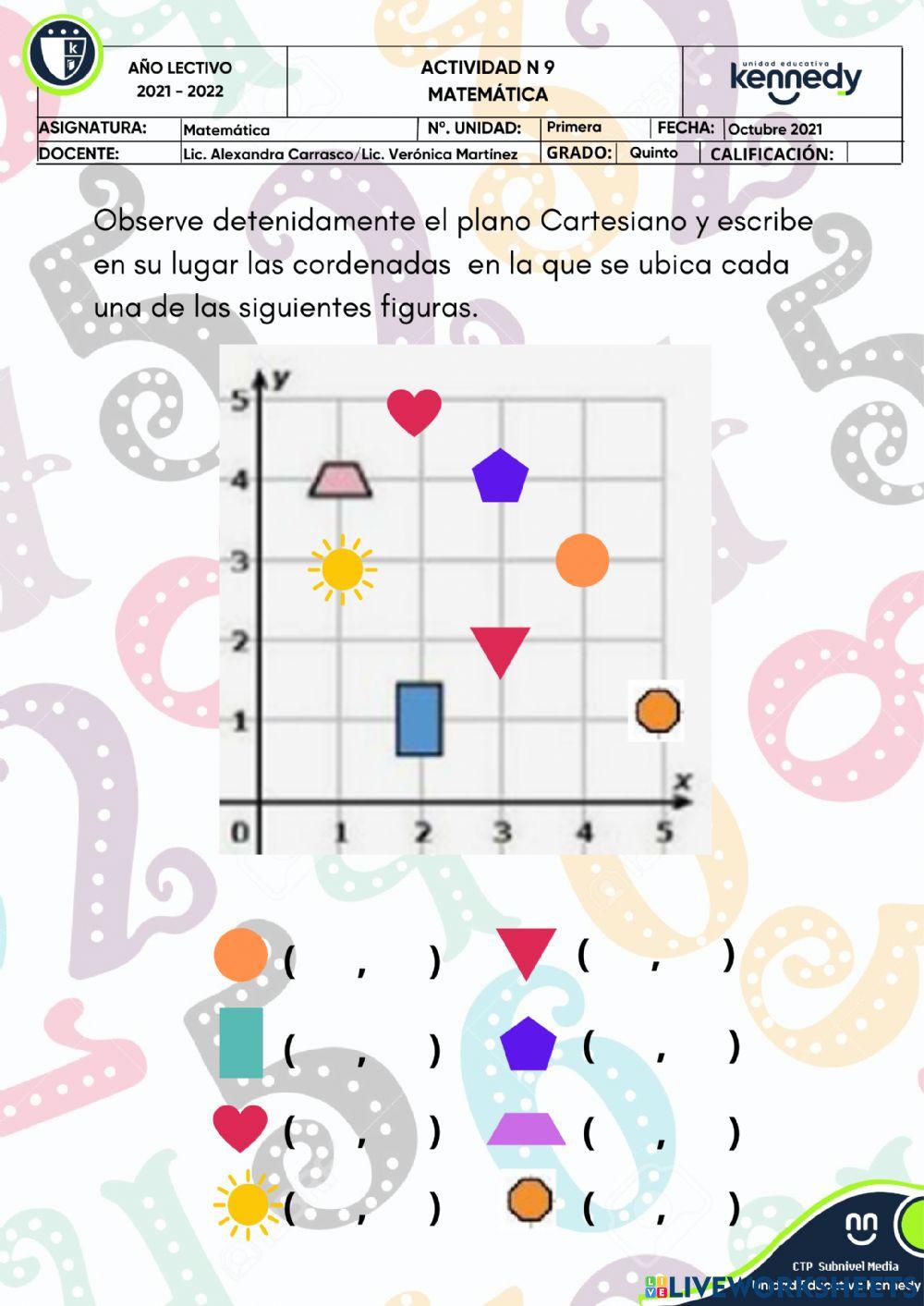 UE KENNEDY Actividad N9 Matemática