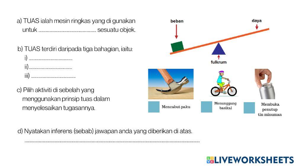 Mesin ringkas Tahun 4: TUAS