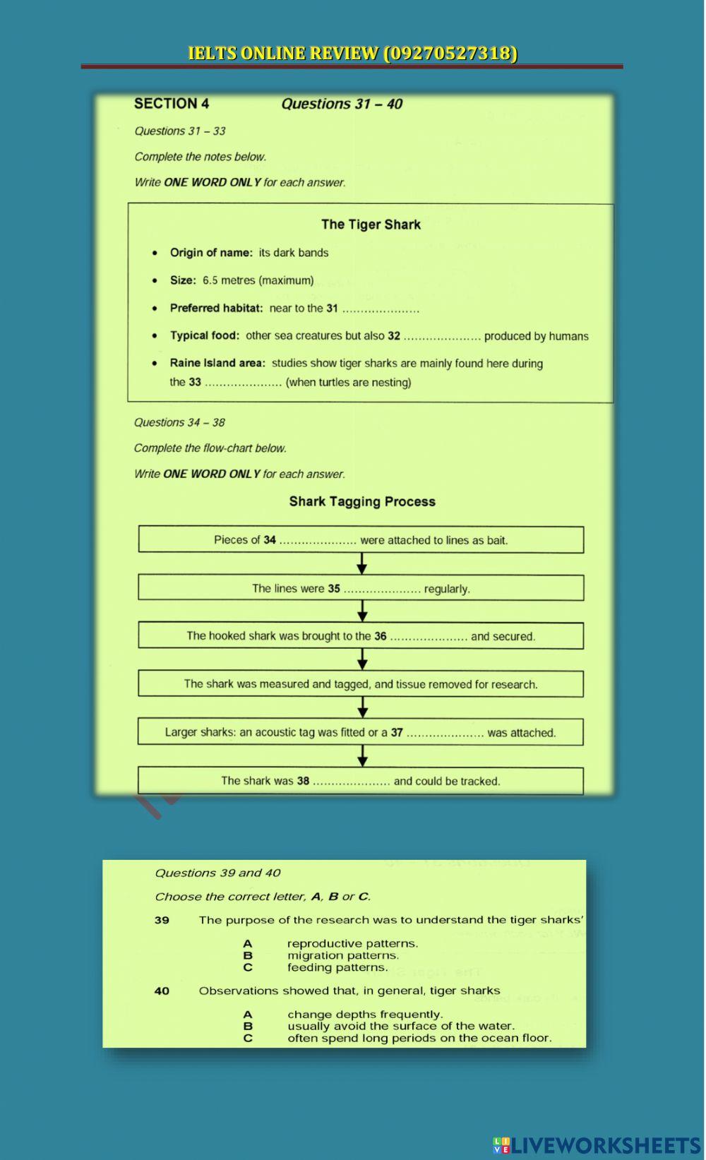 ielts-listening-test-2-section-4-online-exercise-for-live-worksheets