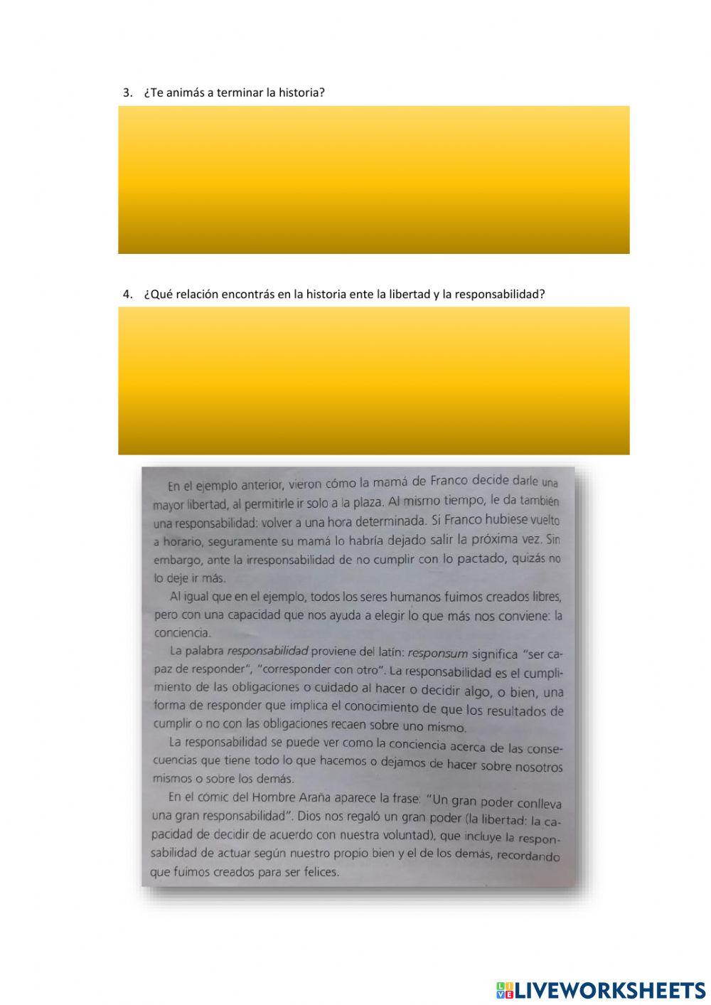 La libertad y la responsabilidad