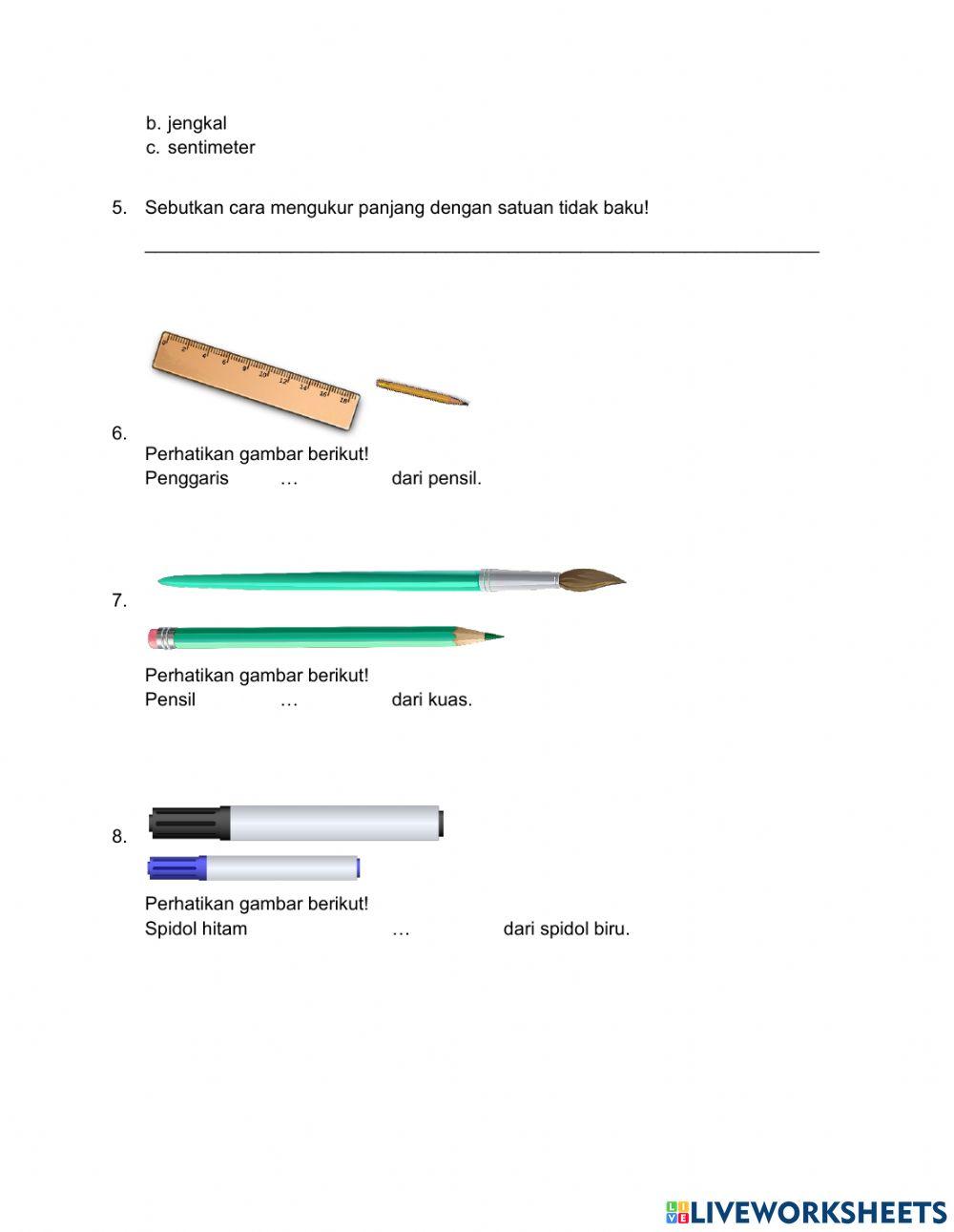 Latihan Ulangan Matematika