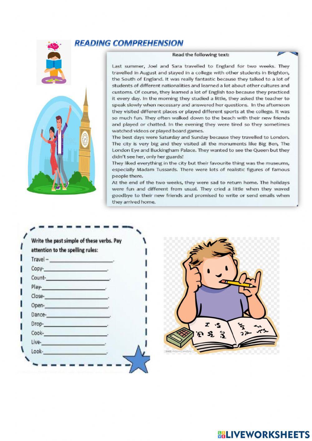 Bimonthly English Exam first level.