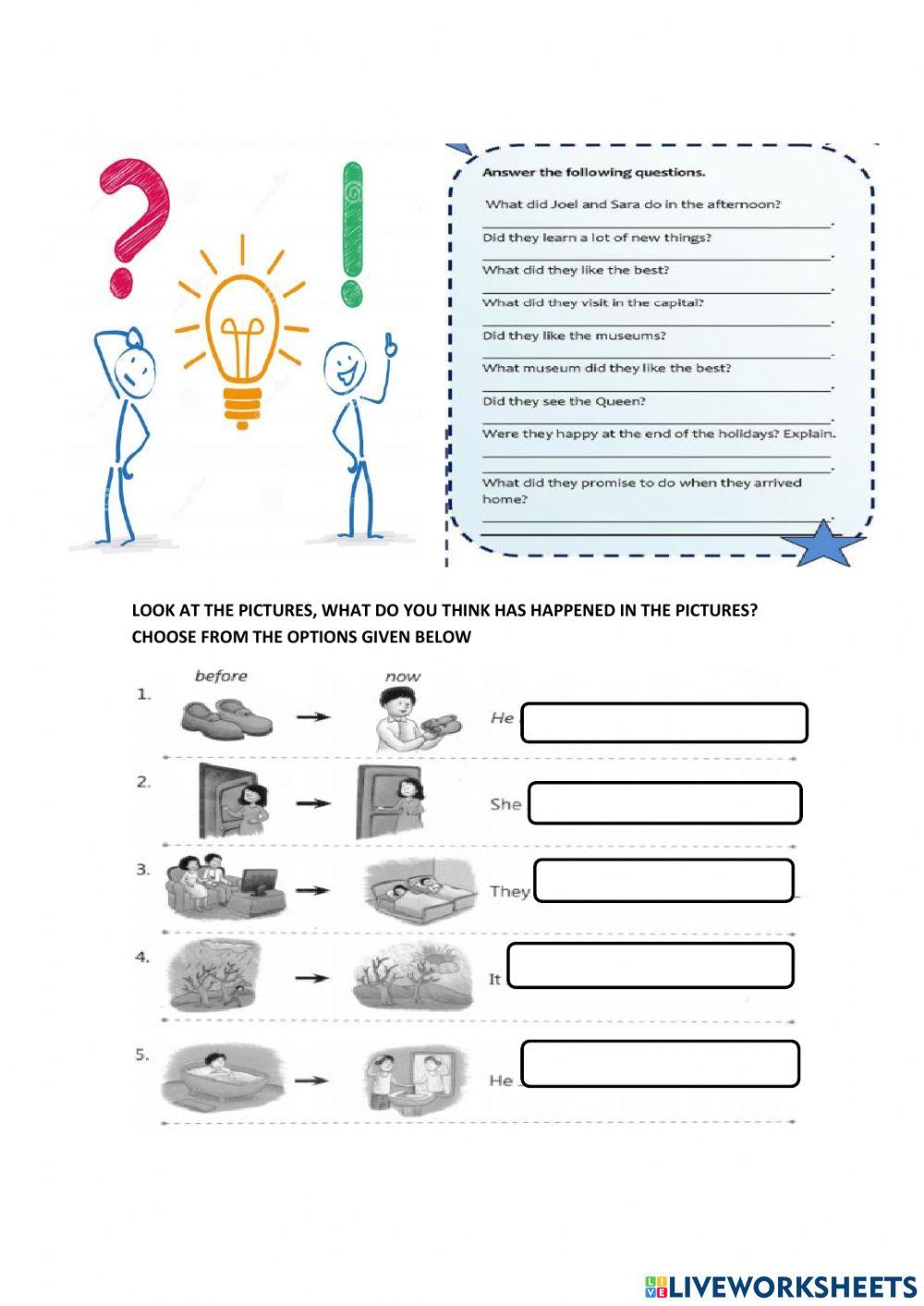 Bimonthly English Exam first level.