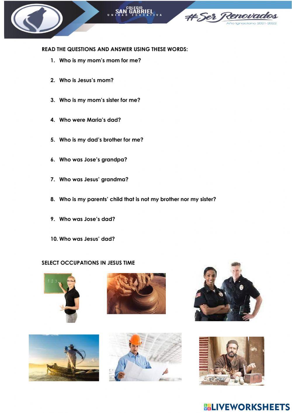 Professions and occupations