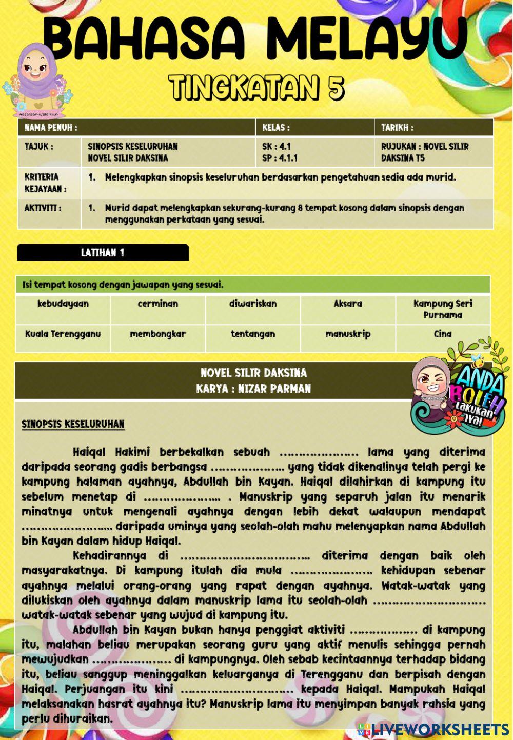 Sinopsis Ringkas Silir Daksina