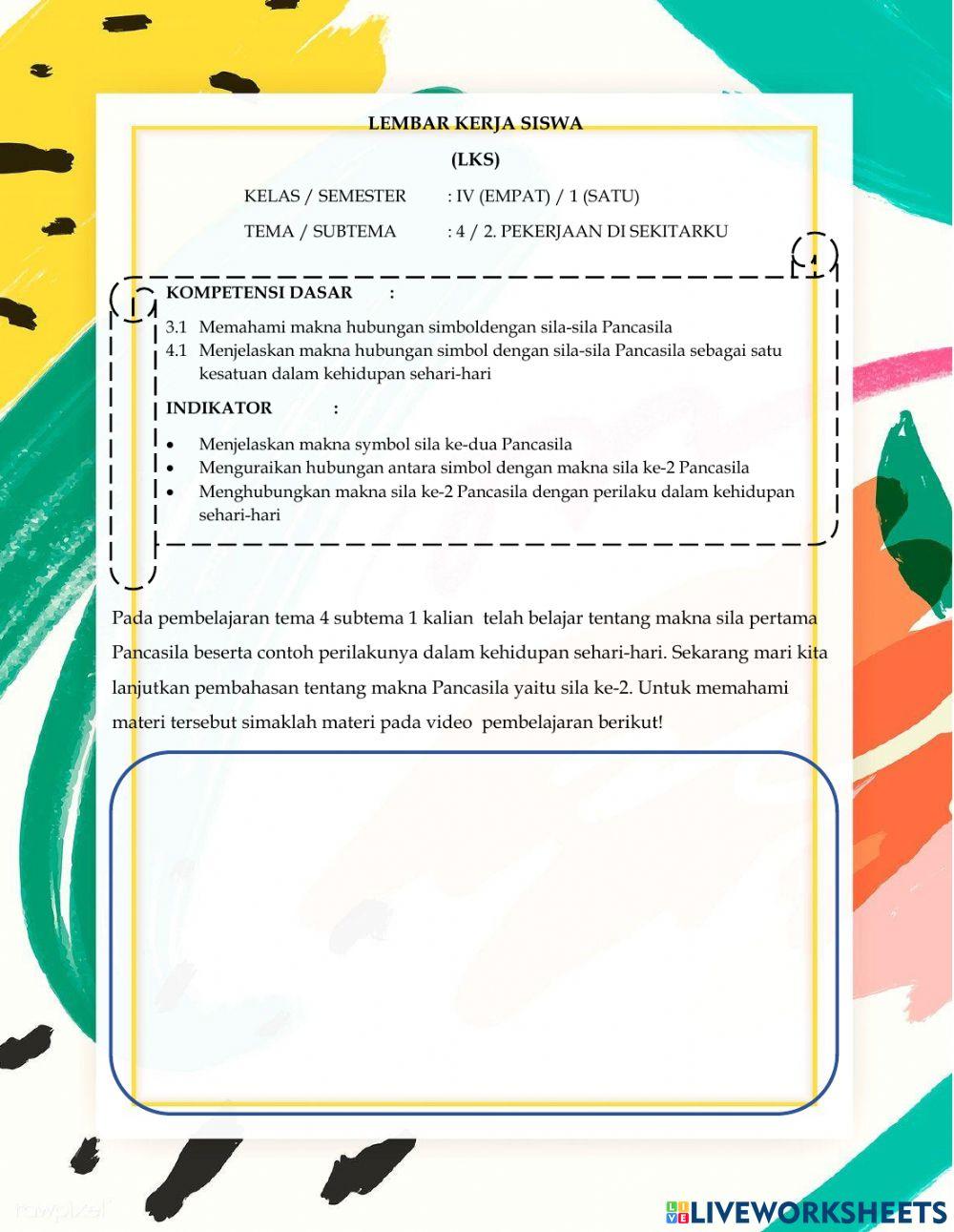 Makna Simbol sila Ke-2