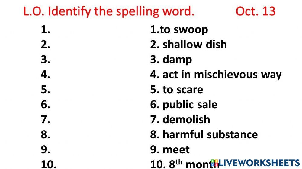 Spelling
