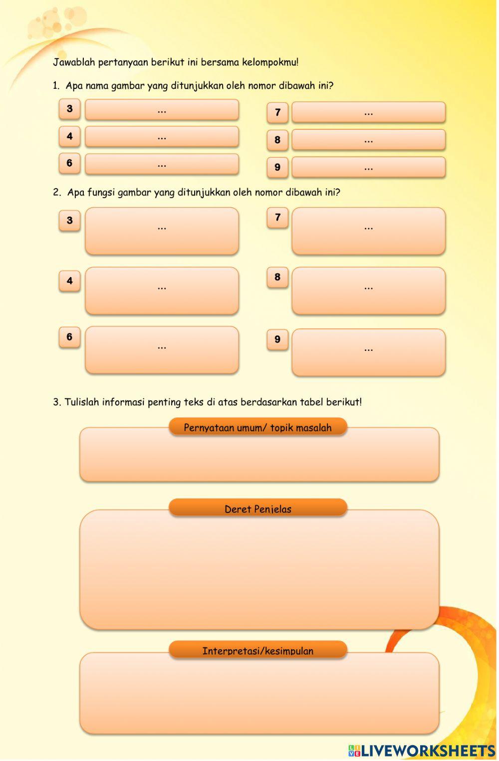 LKPD 2 Tema 1 Subtema 1 PB1 Kelas 6