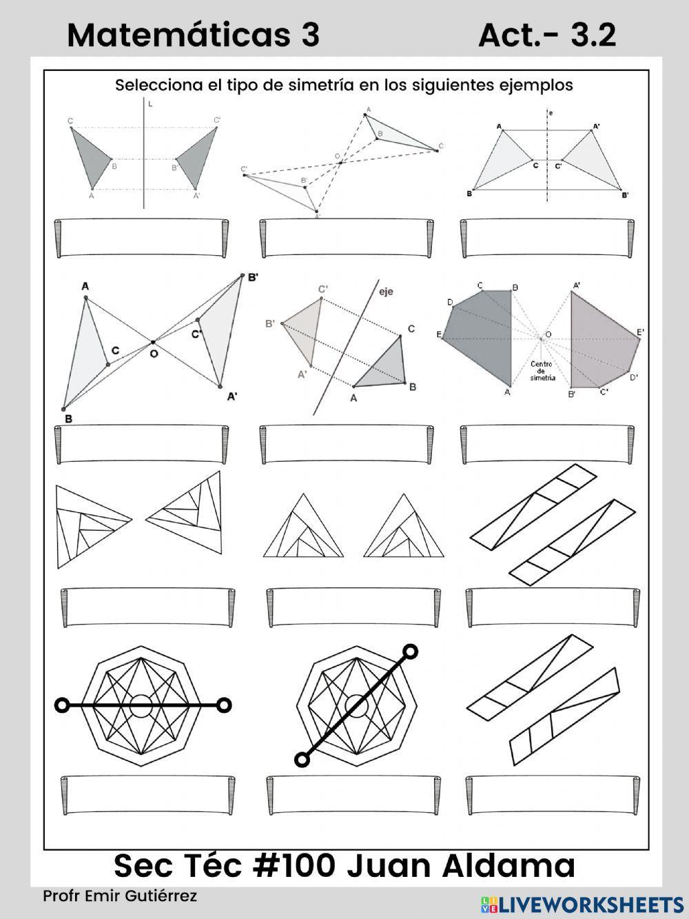 Simetría Axial y Central 2
