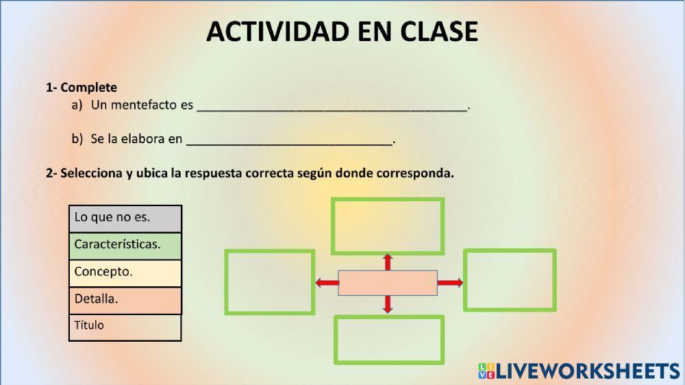 Organizador grafico mentefacto