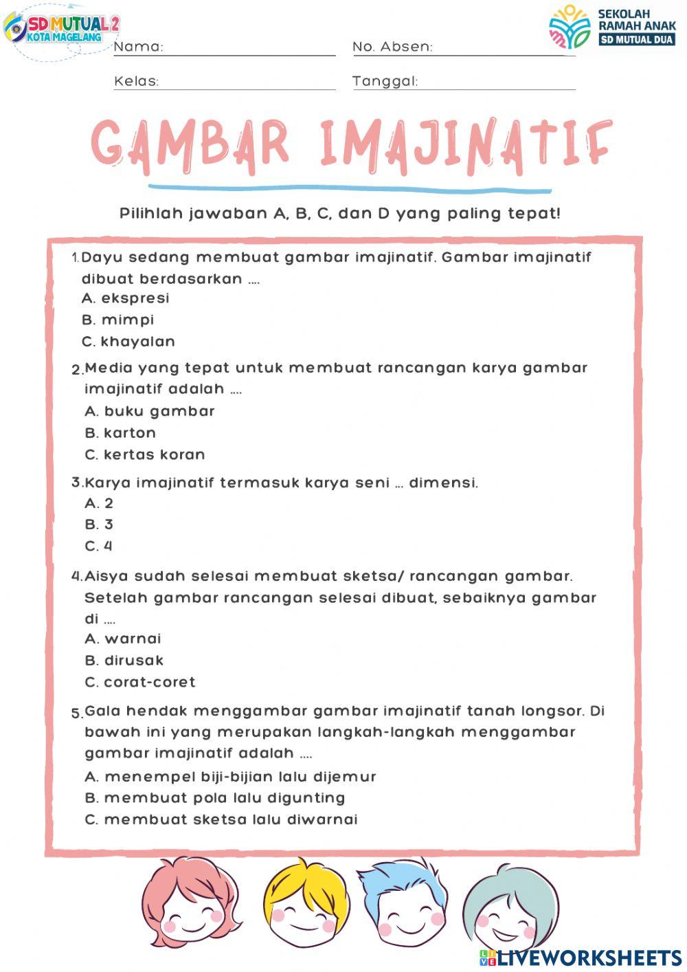 Gambar Imajinatif Gambar Imajinatif