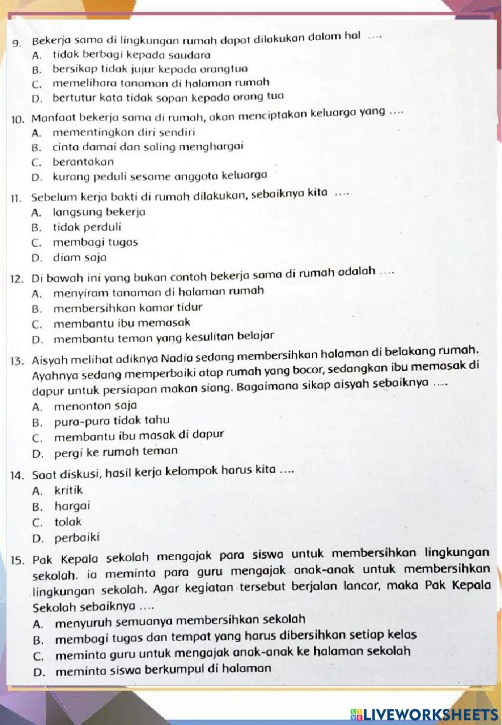 Aku Senang Bekerjasama