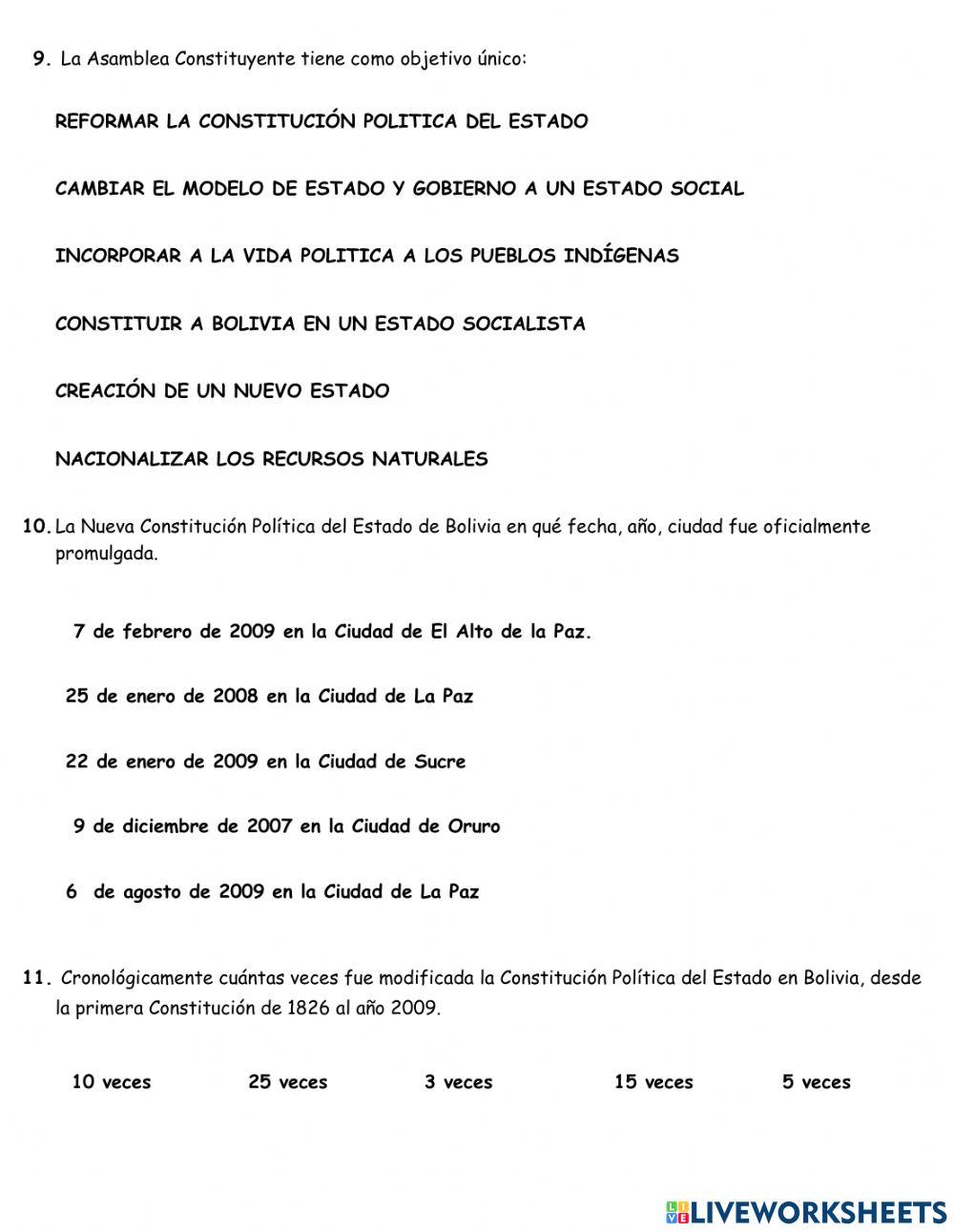 El neoliberalismo en bolivia