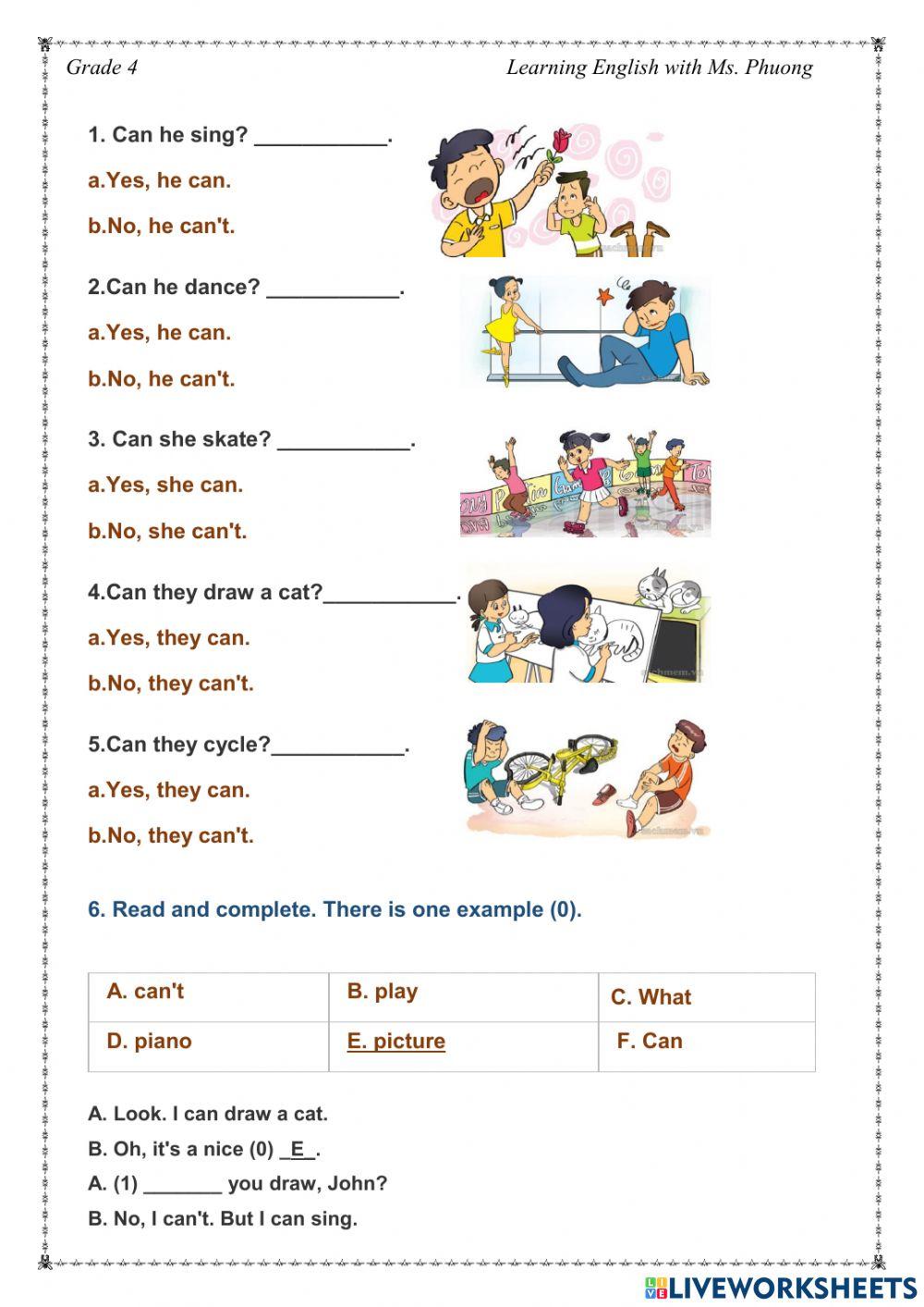1520388 | English 4 | Cindy1993 | LiveWorksheets