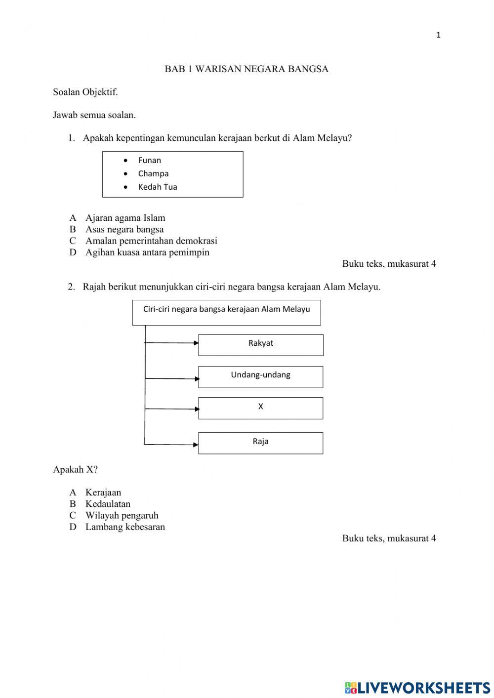 Bab 1 t4 warisan negara bangsa