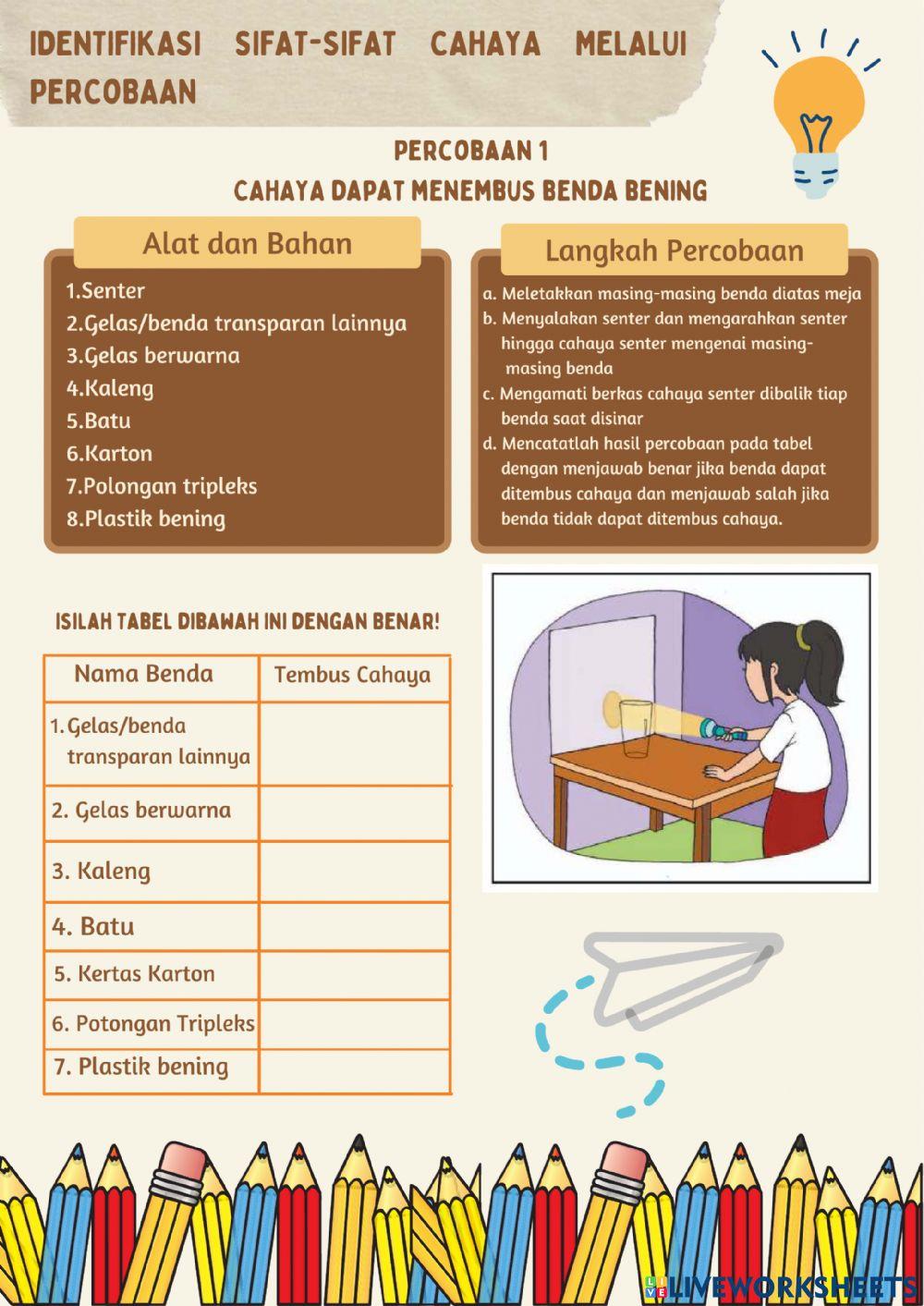 LKPD Tema 5 Pahlawanku Sub Tema 3 Perjuangan Para Pahlawan