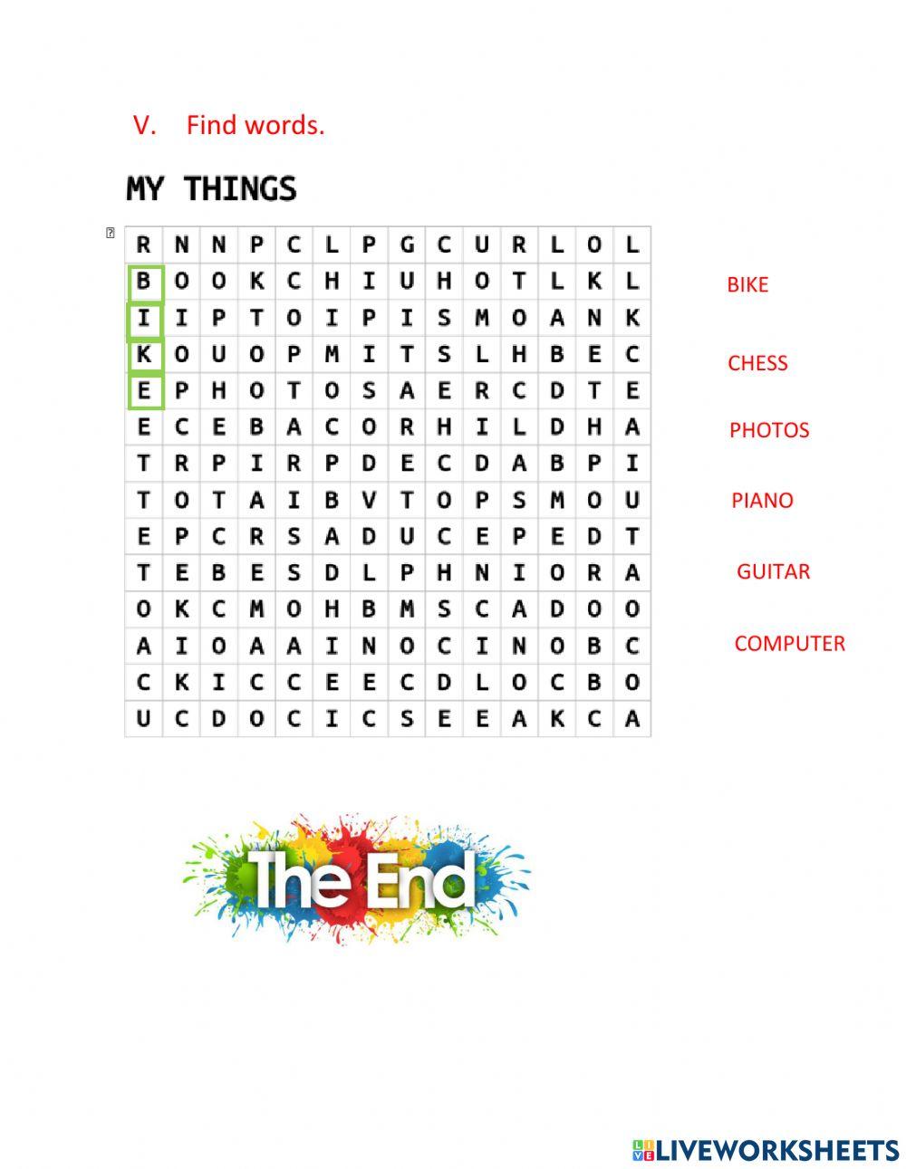 Family and friends grade 5