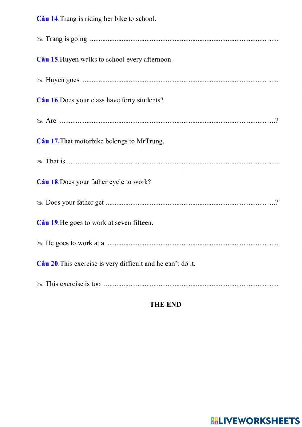 E6 - Verbs & writing