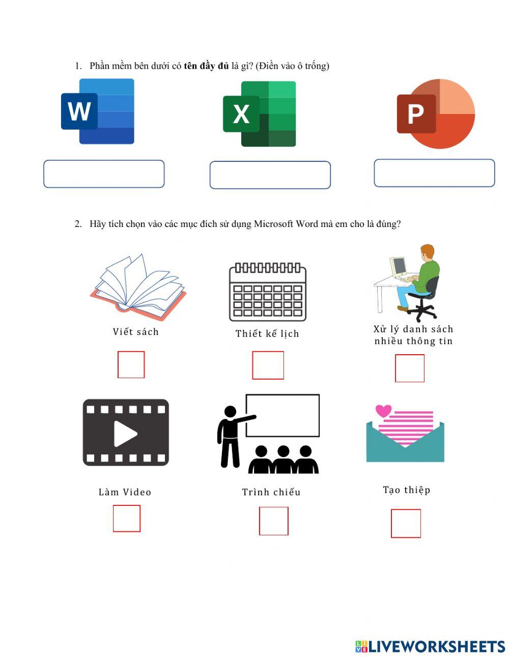 Phần mềm ứng dụng