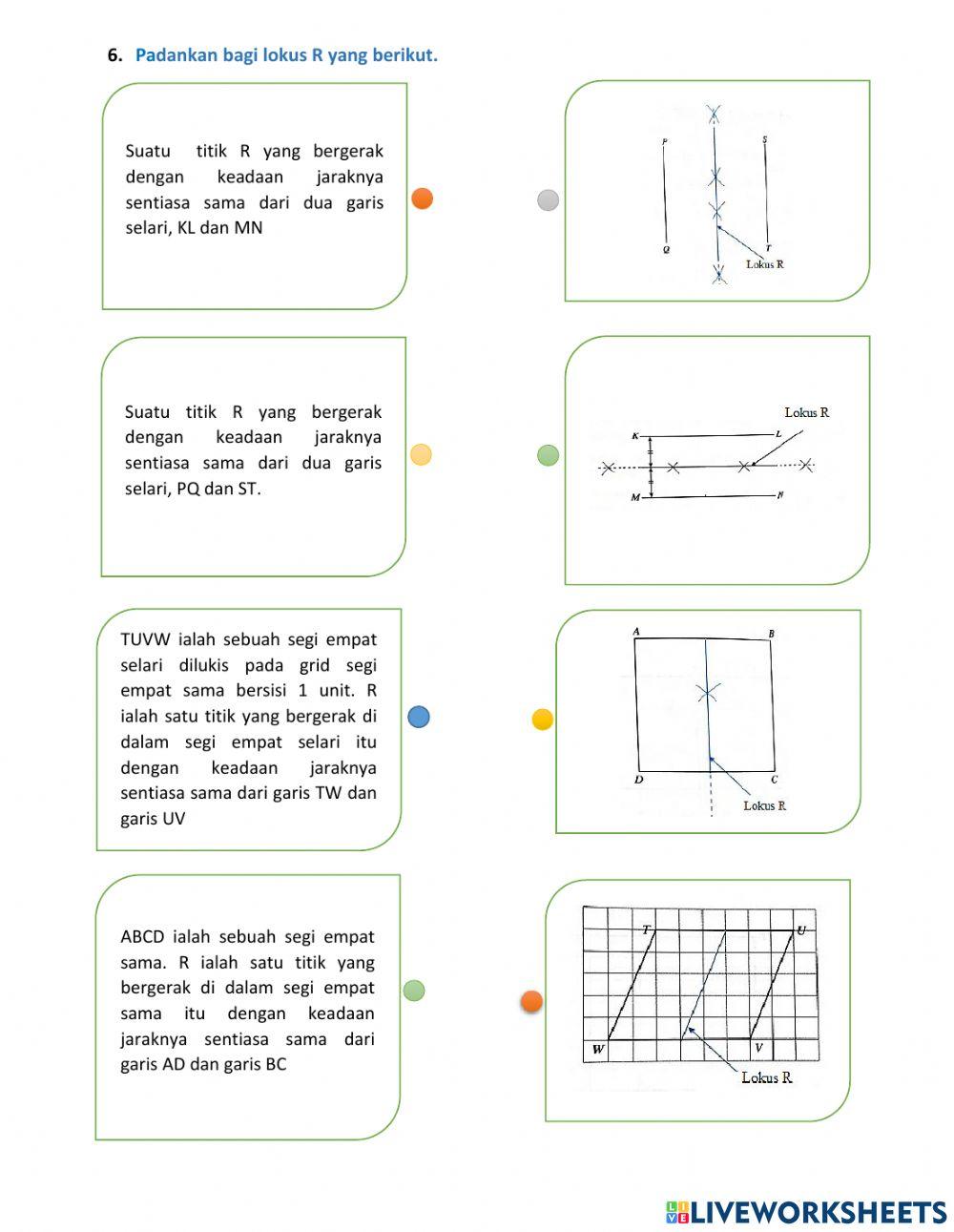 Bab 8 lokus dalam 2 dimensi matematik tingkatan3