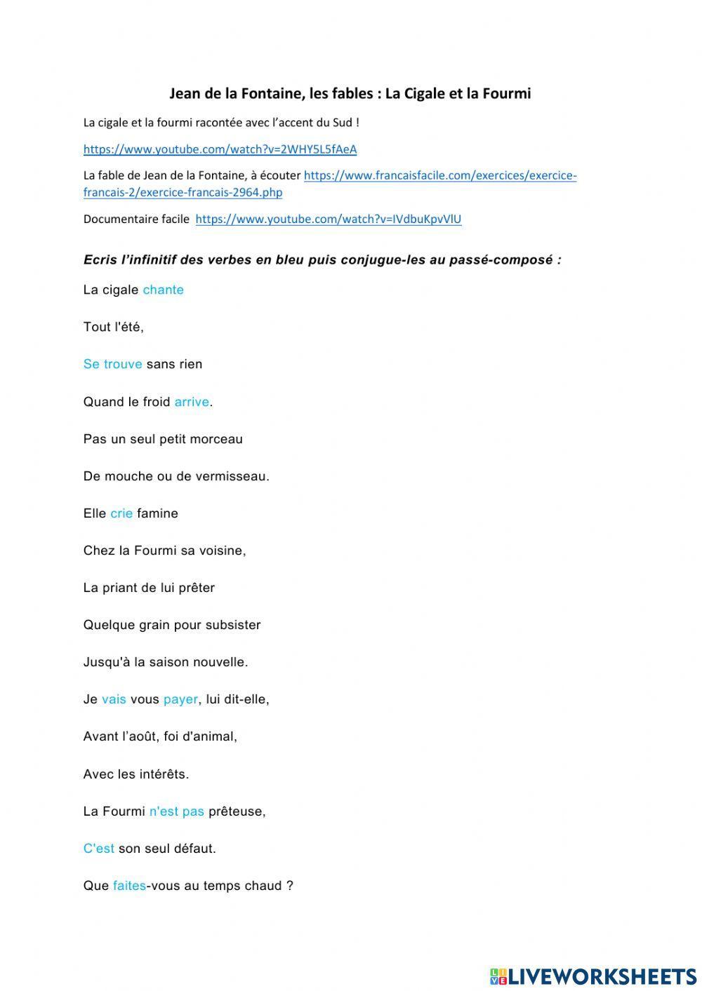 La Cigale et la Fourmi