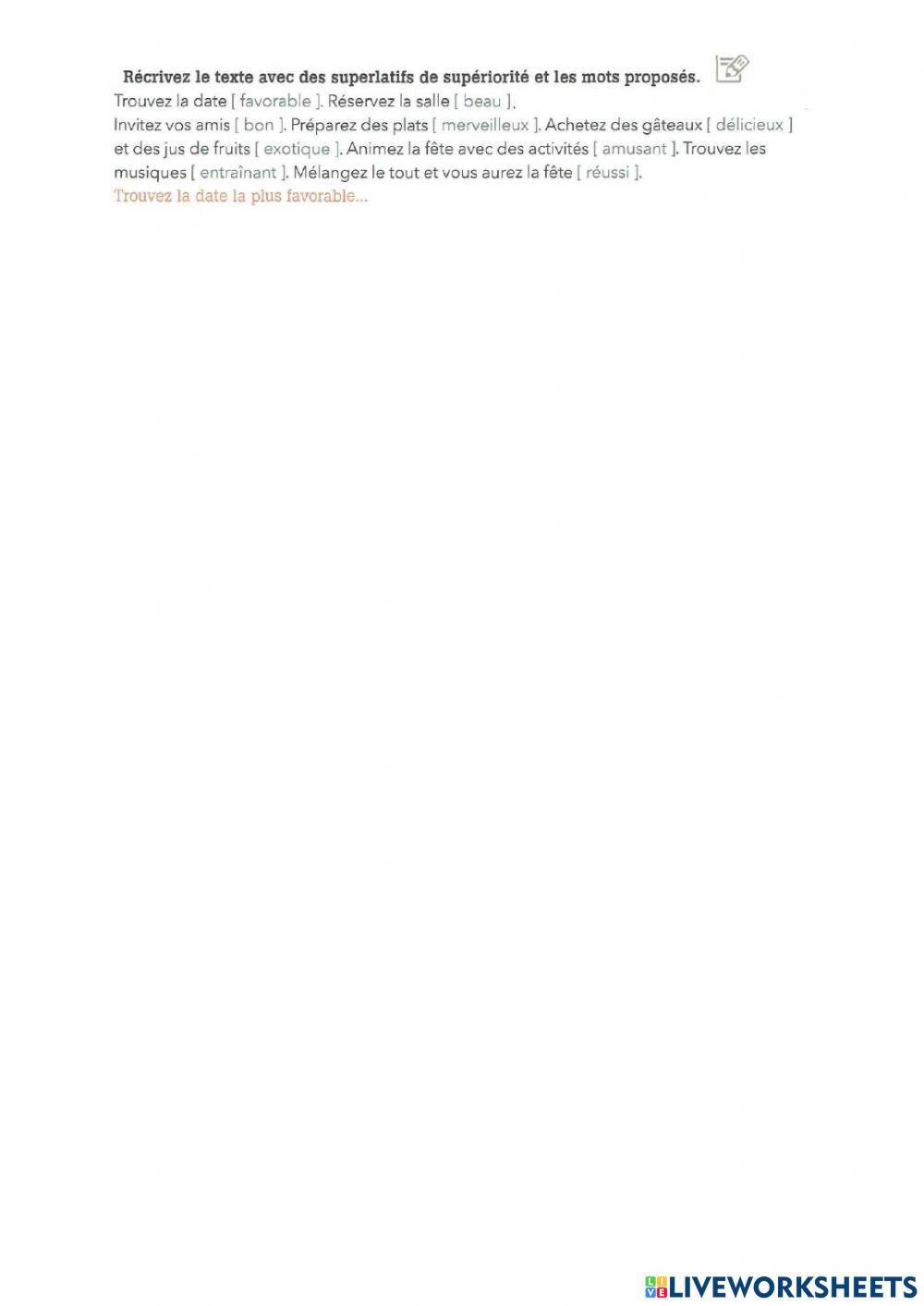 Devoir, module 4 leçon 2