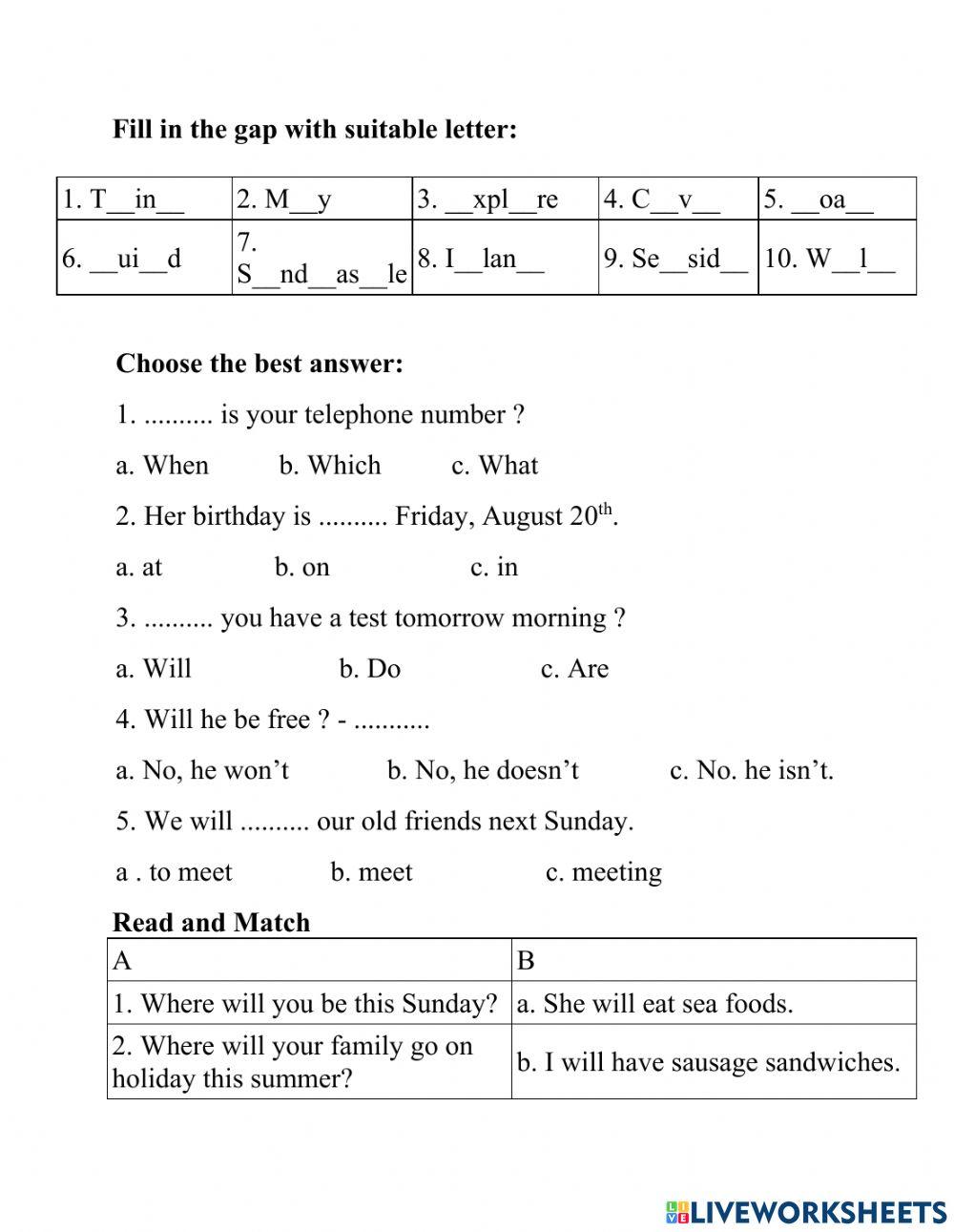 Where will you be this weekend