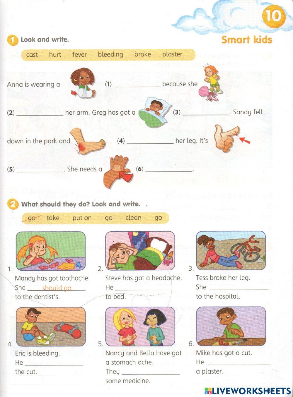 What's the matter? workbook 87