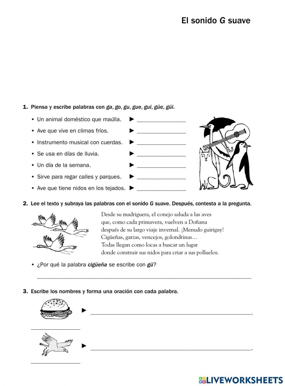 El lenguaje y ortografía