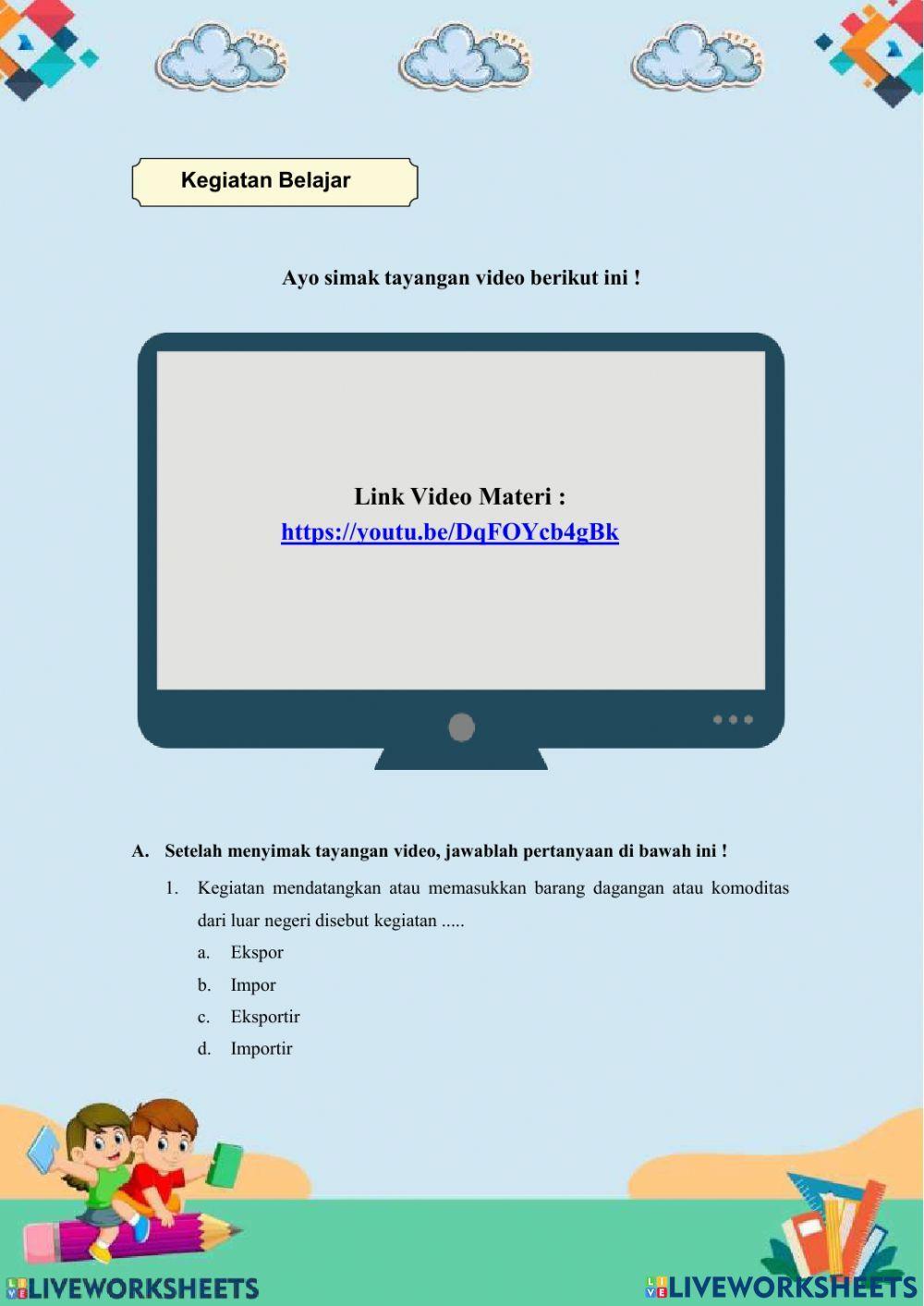 Tema 4 subtema 3 muatan ips kelas 6