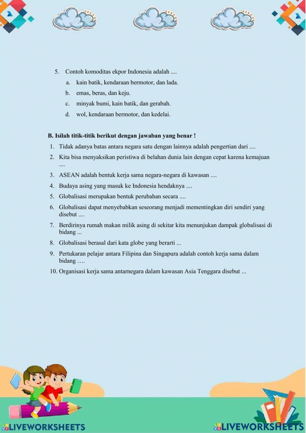 Tema 4 subtema 3 muatan ips kelas 6